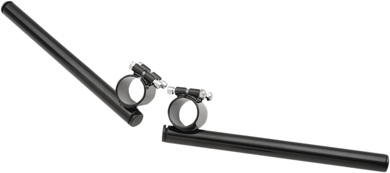 1" Clip-On Handlebar - 39 mm - Dimpled - Black