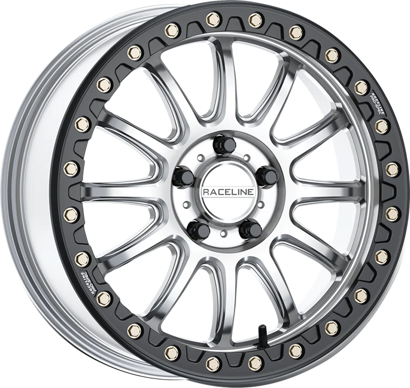 Wheel - Alpha - Front/Rear - Hyper Silver/with Black Ring - 17x7 - 4/156 - +25 mm