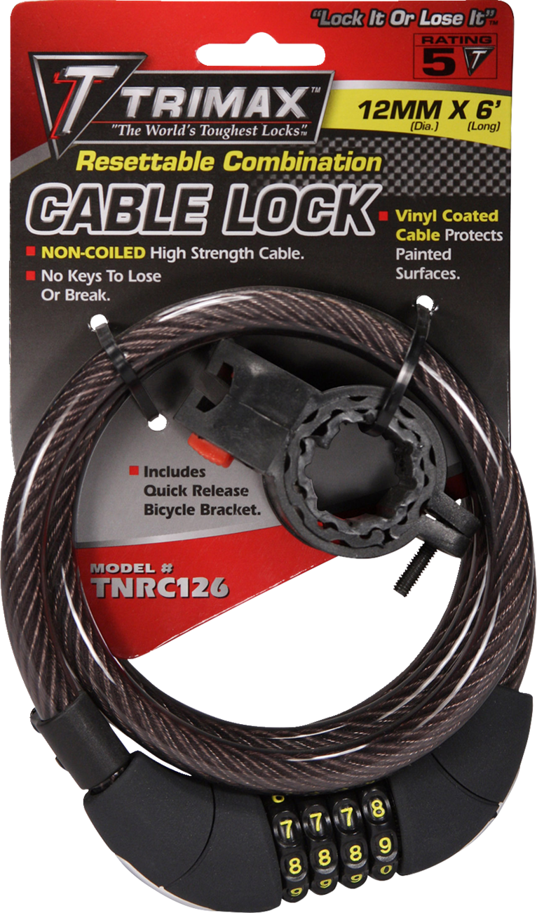 Combo and Cable Locks - 72"