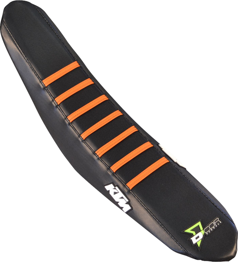 Seat Cover - Black/Orange - SXF '23-'26