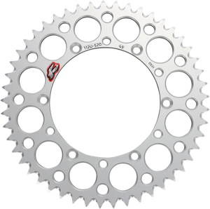 Rear Sprocket - Aluminum - 49 Tooth - Silver - Kawasaki/Suzuki