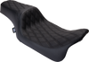 Predator 1Up Seat - Vinyl - Double Diamond Black Stitch - FLH '08-'23 - view 1