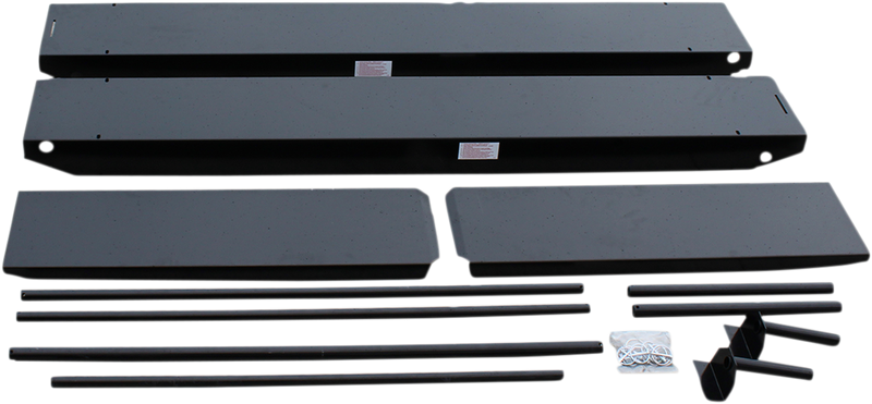 Extensions - B.O.B. Air Lift - Side - 12" - Black - Set