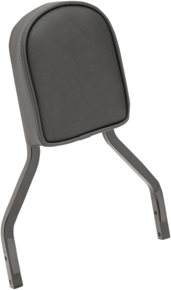 Sissy Bar Pad - Smooth - Black Piping - Short - 2" Thick