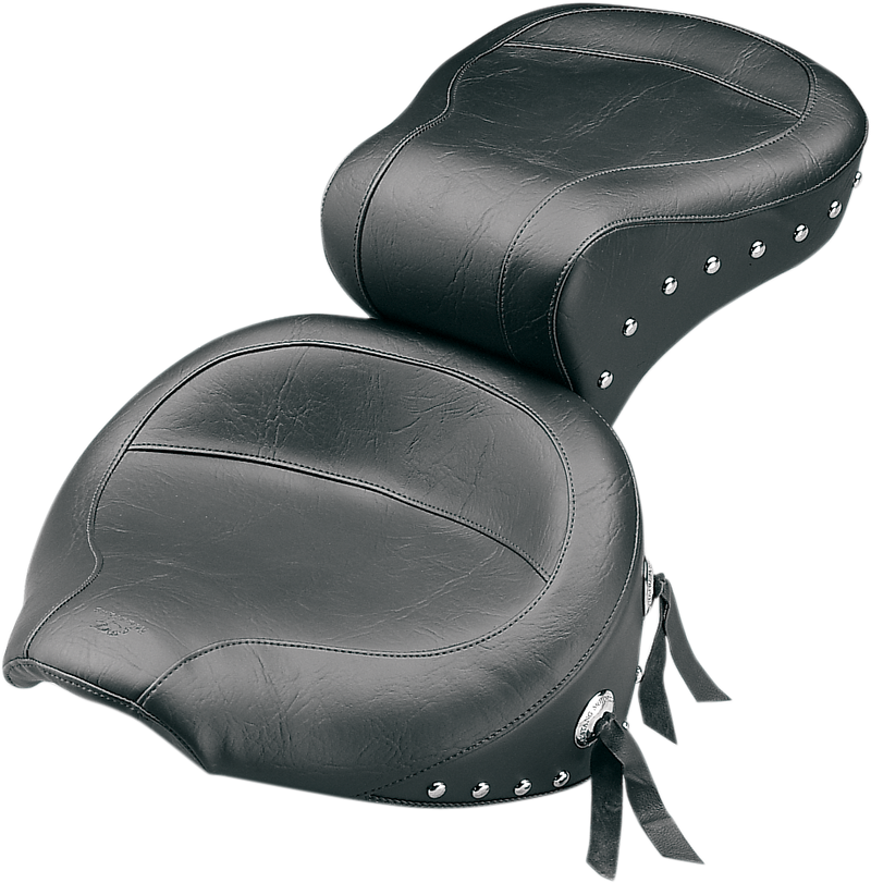 Wide Studded Touring Seat - Softail '84-'99