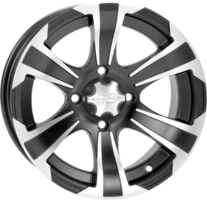 Wheel - SS312 - Front/Rear - Black Machined - 12x7 - 4/156 - 4+3