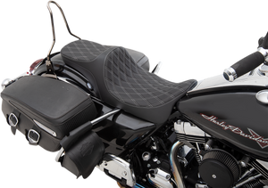 Predator III 2-Up Seat - Double Diamond - Silver Thread - FL '08-'23