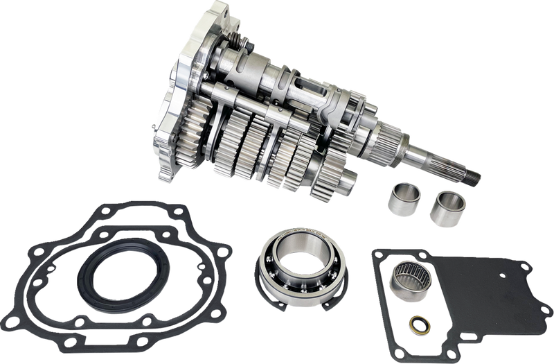 Fat 6 Super Gear Kit - Polished - '06-'17 Harley-Davidson