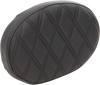 Oval Sissy Bar Pad - Double Diamond - Black Stitch - FL '99-'22 - view 1