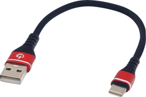 USB to USB-C Cable - Charger - Single-End - 7-1/2"