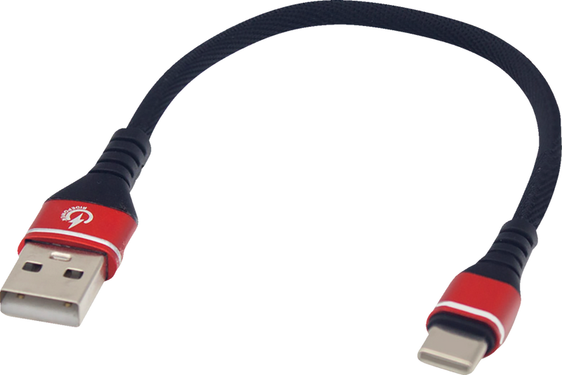 USB to USB-C Cable - Charger - Single-End - 7-1/2"