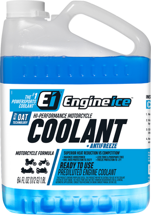 Premixed Motorcycle Coolant - 64 US fl oz.