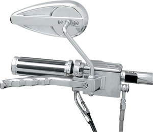 Mirror - Side View - Teardrop - Chrome - Right - Each