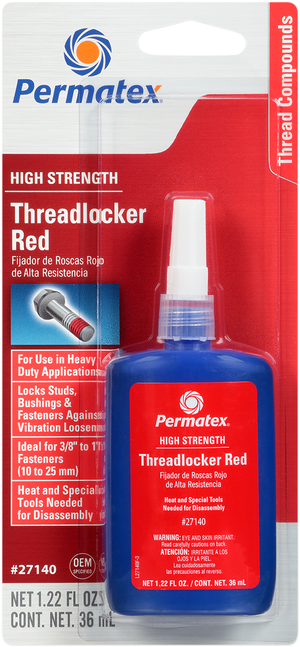 271 Threadlocker - Red - 1.22 US fl oz.