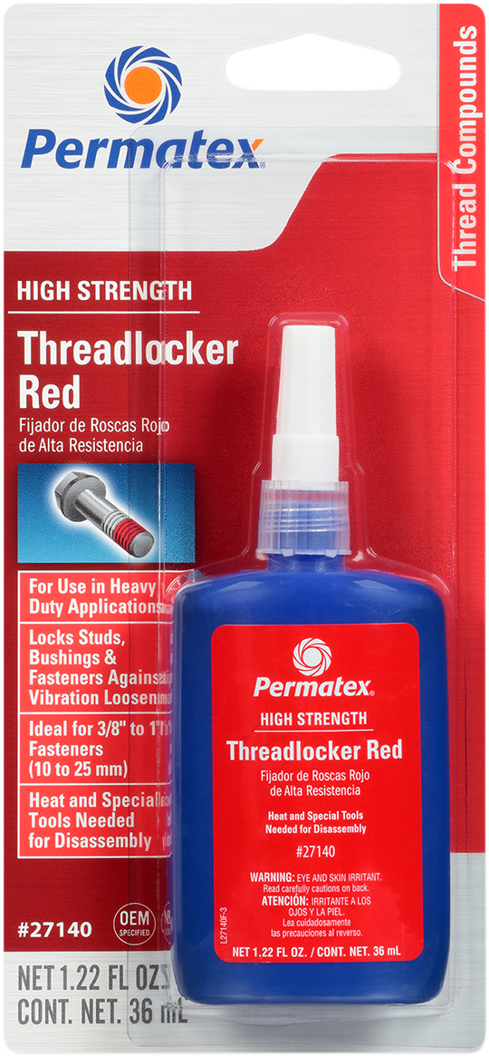 271 Threadlocker - Red - 1.22 US fl oz.