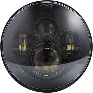 LED Headlight - 5-3/4" - Black