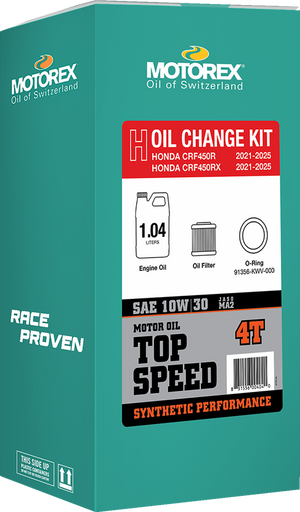 Oil Change Kit - Honda CRF 450 - 10W-30
