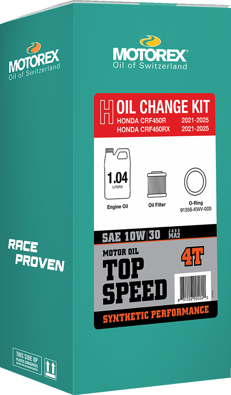 Oil Change Kit - Honda CRF 450 - 10W-30
