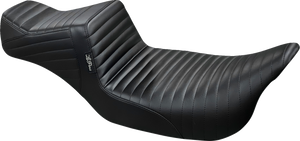 Tailwhip Daddy Long Legs Seat - Pleated - Black - Touring '08-'23