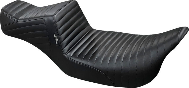 Tailwhip Daddy Long Legs Seat - Pleated - Black - Touring '08-'23