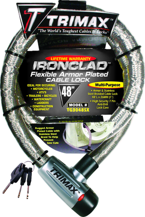 Braided Cable Lock - 48"