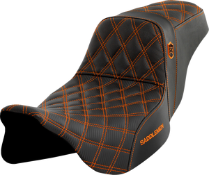 SEAT SDC PERF GRIPPER ORANGE STITCH