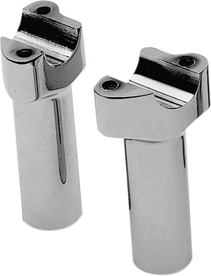 Buffalo Billet Aluminum Handlebar Risers - 4-1/2" - Chrome