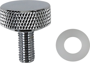 Seat Knob - Smooth - Chrome - 1/4"-28