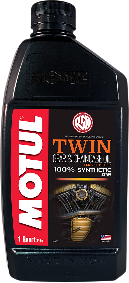 V-Twin Synthetic Gear & Chaincase Oil - 1 U.S. quart