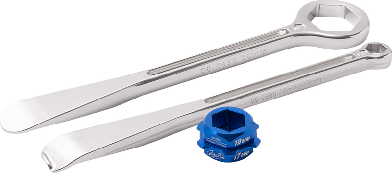 T6 COMBO LEVER SET, 30 mm,10/12 mm, 30/17/19 mm ADAPTER