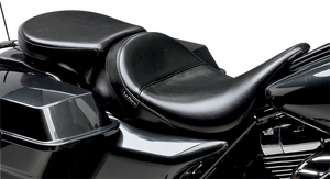 Aviator Pillion Pad - Wide - Smooth - Black - FL '08-'25