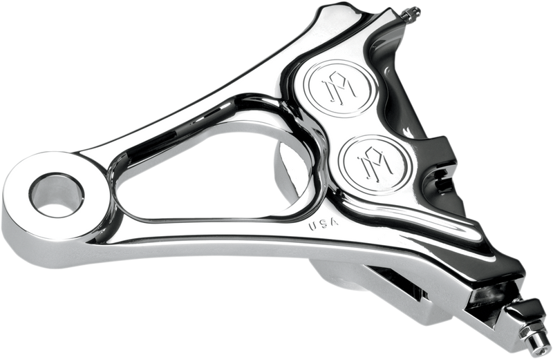 4-Piston Caliper - Rear - Chrome - 08-17 Softail
