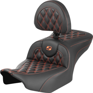 SEAT ROADSOFA LS CF W/BR ORANGE STITCH
