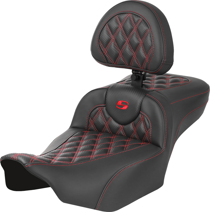 SEAT ROADSOFA LS CF EXT RCH W/BR RED STITCH