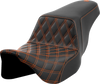 SEAT STEP UP FRONT LS ORANGE STITCH - view 1