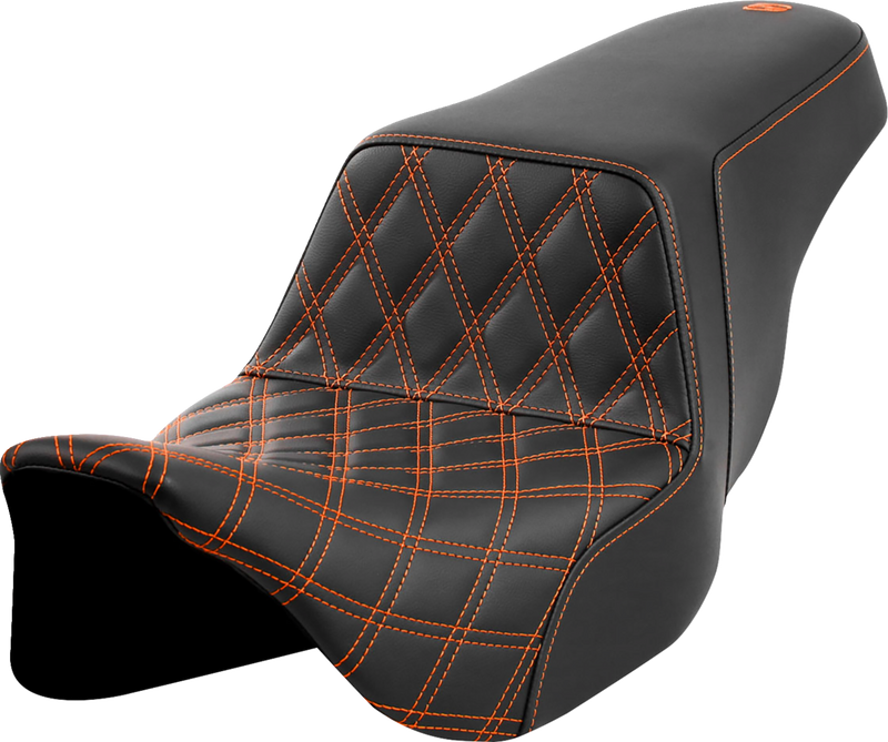 SEAT STEP UP FRONT LS ORANGE STITCH