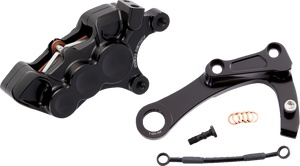 CALIPER REAR 6 PIST0N ALL BLACK M8 SOFTAIL
