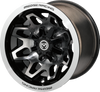 Wheel - 416X - Front/Rear - Machined Black - 12x7 - 4/156 - 4+3 - view 2