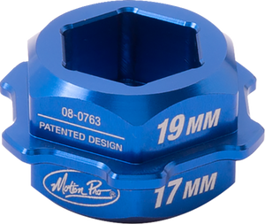 T6 COMBO LEVER HEX ADAPTER, 30mm TO 17 mm & 19 mm