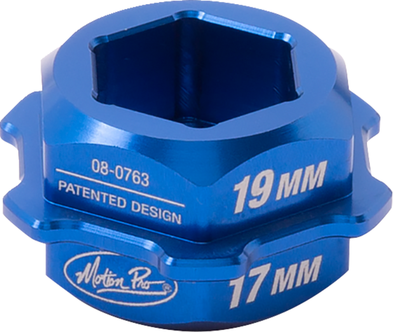 T6 COMBO LEVER HEX ADAPTER, 30mm TO 17 mm & 19 mm