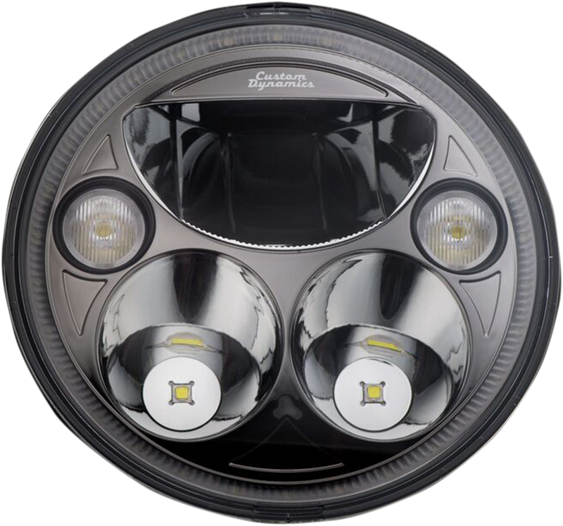 Headlamp - 7" - TruBEAM® - Black - Chieftain