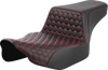 SEAT STEP UP EXT RCH HC FRONT RED STITCH - view 2