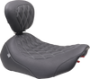 Wide Tripper™ Seat - Solo - Gun Metal Stitching - FLT/FLH '23-'25 - view 2