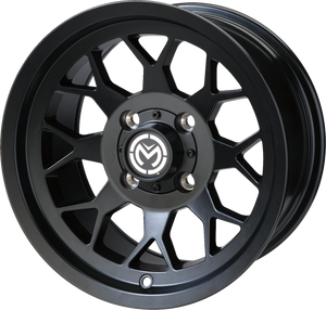 Wheel - 27X - Front/Rear - Black - 12x7 - 4/136 - 4+3