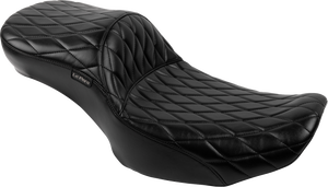 Maverick Daddy Long Legs Seat - Without Backrest - Diamond Stitched - FLH/FLT '23-'25