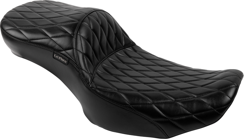 Maverick Daddy Long Legs Seat - Without Backrest - Diamond Stitched - FLH/FLT '23-'25