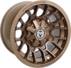 Wheel - 24X - Rear - Bronze - 12x8 - 4/110 - 4+4 - view 1