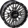Wheel - Momentum - Front/Rear - Black/Milled - 14x7 - 4/156 - 5+2 (+30 mm) - view 3