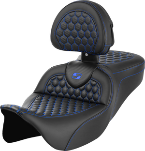 SEAT ROADSOFA HC W/BR BLUE STITCH