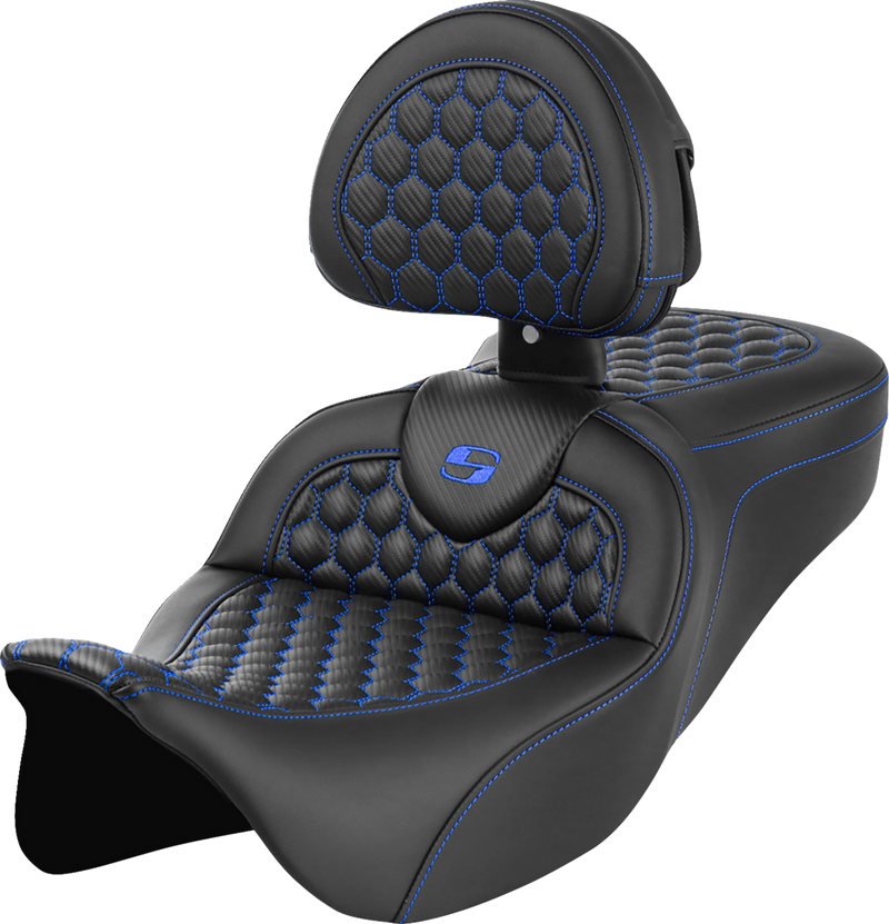 SEAT ROADSOFA HC W/BR BLUE STITCH